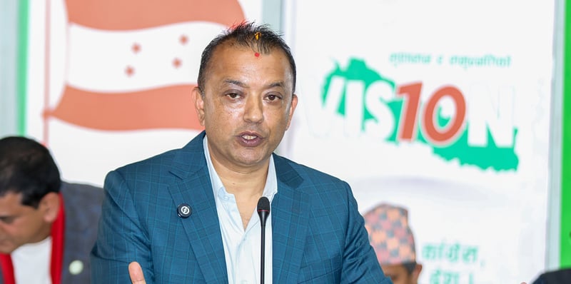 सार्वजनिक पदमा रहेकाहरूको सम्पत्ति छानबिनका लागि आयोग गठन गर्न गगन थापाको प्रस्ताव