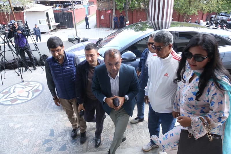 राजीनामा अस्विकृत भएपछि पहिलोपटक सानेपा पुगे सभापति गगन थापा