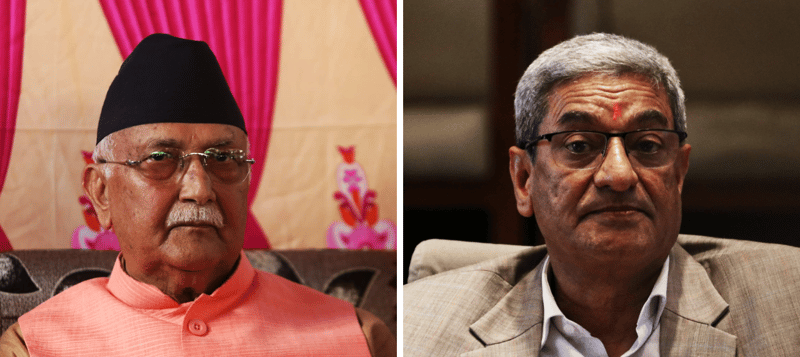 पूर्वप्रधानमन्त्री ओली र पूर्वगृहमन्त्री लेखक पक्राउ