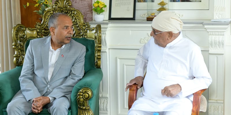 ओलीलाई समवेदना दिन गुन्डु पुगे उपराष्ट्रपति यादव