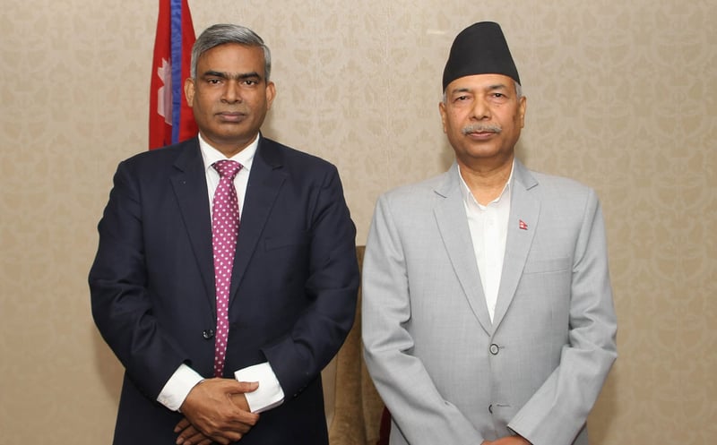 उपराष्ट्रपतिसँग बंगलादेशका राजदूत रहमानको शिष्टाचार भेट