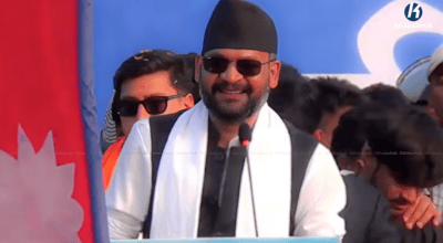 लामो समयपछि सार्वजनिक ठाउँमा हाँसे बालेन