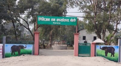 मुहार फेर्दै डिभिजन वन बाँके : ३६ कोठाको भवन बन्दै