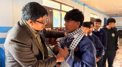 तीन हजार विद्यार्थीको निःशुल्क मुटु परीक्षण