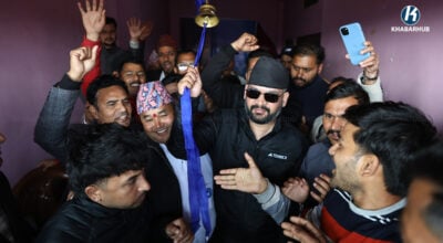 धनगढीमा बालेन, उम्मेदवारहरूको सम्पर्क कार्यालय धाउँदै (तस्बिरहरू)