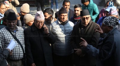 दोस्रो चरणको त्रिपक्षीय वार्ता गर्न सानेपामा जुटे कांग्रेस नेताहरू