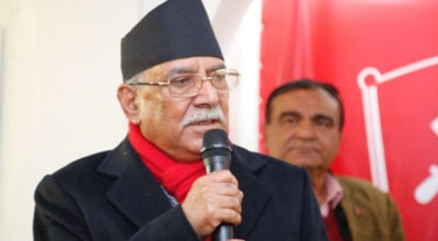 रवि र बालेनलक्षित प्रचण्डको टिप्पणी : स्टन्टबाजहरूले घण्टी बजाएर केही हुनेवाला छैन