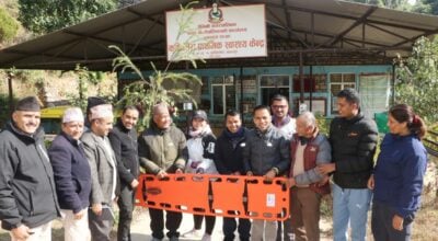 बागलुङका ४९ स्वास्थ्य संस्थालाई स्वास्थ्य सामग्री सहयोग