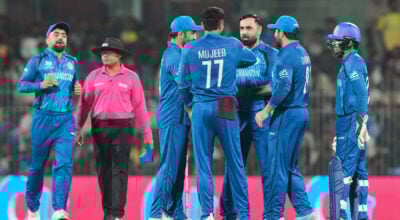 क्यानडाविरुद्ध अफगानिस्तानको फराकिलो जित, मोहम्मद नाबीले लिए चार विकेट