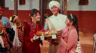 गायक कृष्ण बिकको होरीमा राजेश हमाल र उषा खड्कीको अभिनय