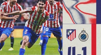 च्याम्पियन्स लिग: सर्लोथ चम्किएपछि एथ्लेटिकोको गोल वर्षा