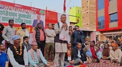 कांग्रेसले सबैलाई समेटेर देश सम्हाल्छ : सभापति थापा