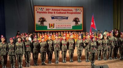 ज्येष्ठ अभिभावकलाई प्रमुख अतिथि बनाएर लालीगुराँसको वार्षिकोत्सव