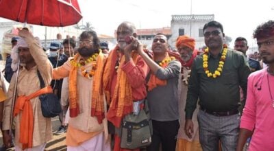 मिथिला मध्यमा परिक्रमाका यात्री जलेश्वरतर्फ