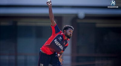 इंग्ल्याण्डविरुद्ध नेपाललाई दोस्रो सफलता, नन्दन यादवको बलमा जोश बटलर कट बिहाइन्ड