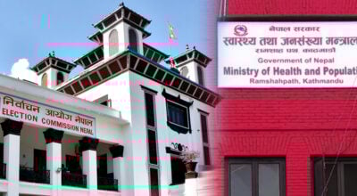 आयोग भन्छ : मतदान केन्द्रमा स्वास्थ्यकर्मी राख, मन्त्रालय सोध्छ : अस्पतालमा कसले उपचार गर्छ ?