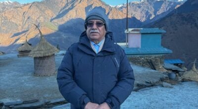 रुकुमपूर्वको पर्यटकीयस्थल मैकोटमा प्रचण्डको मर्निङवाकसँगै भेटघाट