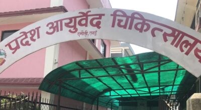 प्रदेश आयुर्वेद चिकित्सालय दमौलीबाट १६ हजार बढीले लिए सेवा