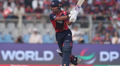 नेपालले गुमायो चौथो विकेट, कप्तान पौडेल आउट