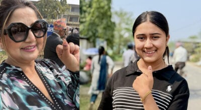 दीपाश्रीले मोरङबाट गरिन मतदान, रचानाले पहिलो पटक खसालिन् मत