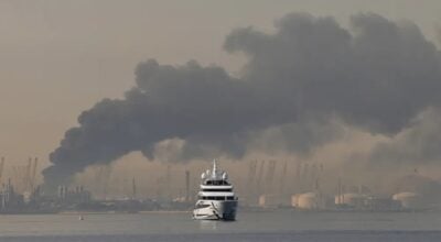 यूएईको तेल टर्मिनलमा हमला हुँदा भारतीय जहाज प्रभावित, कर्मचारी सुरक्षित