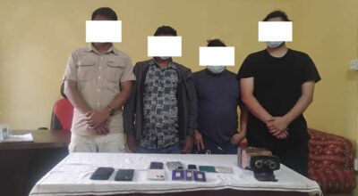 चन्द्रनिगाहपुरमा नक्कली सुनसहित चारजना पक्राउ