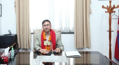 मध्यरातमा प्रकृति संरक्षण कोषका नवनियुक्त अध्यक्ष श्रेष्ठले गरे पदभार ग्रहण