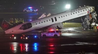 न्यूयोर्कमा विमान दुर्घटना, उडानहरू प्रभावित