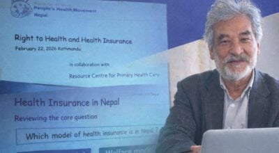 स्वास्थ्यबीमा केवल उपचार मात्र होइन, सामाजिक विषय पनि हो : जनस्वास्थ्यविद् डा. वन्त
