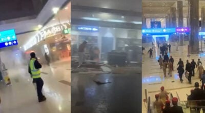 दुबई एयरपोर्टमा फेरि विस्फोट, कम्तीमा चारजना घाइते, यात्रुबीच भागदौड