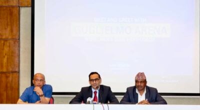 नेपाली टिमलाई नयाँ उचाइमा पुर्याउने लक्ष्य लिएको छु : प्रशिक्षक गुग्लिएल्मो एरेना