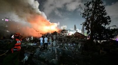 इरानी मिसाइल आक्रमणपछि इजरायलका कयौँ सहरमा आगलागी