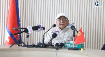 पूर्वप्रधानमन्त्री ओली पक्राउ