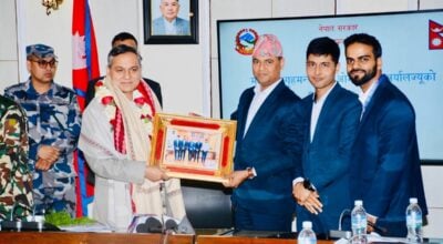 गृहमन्त्रीबाट बिदा लिए ओमप्रकाशले