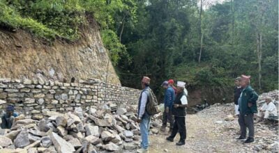 निर्माण व्यवसायीले काम नगर्दा हरिचौर–मल्म–पाण्डवखानी सडक अधुरो