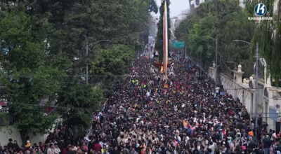 चैत्र शुक्ल अष्टमीः सेतो मच्छेन्द्रनाथको रथयात्रा सुरु, राति राष्ट्रपतिले पूजा दर्शन गर्ने