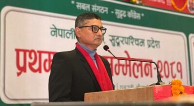 कांग्रेसभित्र बढ्दो असन्तुष्टि: सुदूरपश्चिम प्रदेश महामन्त्री शाहले त्यागे पार्टीको जिम्मेवारी