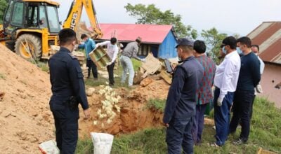 प्रतिबन्धित क्षेत्रबाट ल्याइएका चार हजार बढी चल्ला नष्ट