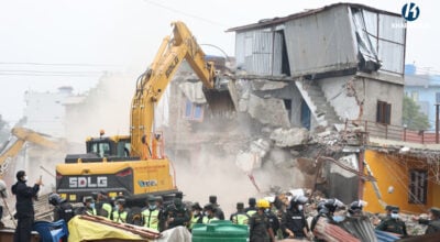 मनोहरा सुकुमवासी बस्तीमा घरटहरा भत्काउन सुरु