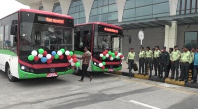 पोखरा विमानस्थलदेखि अमरसिंह चोकसम्म ३ महिना निःशुल्क बस सेवा