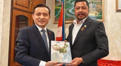 चीन र भारतका राजदूतसँग ऊर्जा सहकार्यबारे छलफल, क्षेत्रीय ऊर्जा चुनौती समाधानमा जोड