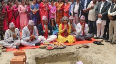 भारत सरकारको सहयोगमा विद्यालय भवन निर्माण गरिँदै