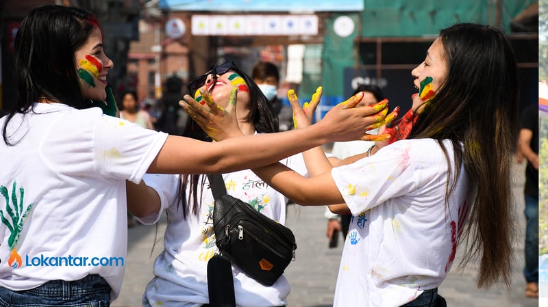 पहाड र हिमाली क्षेत्रमा आज होली, तराईंमा भोलि मनाइने
