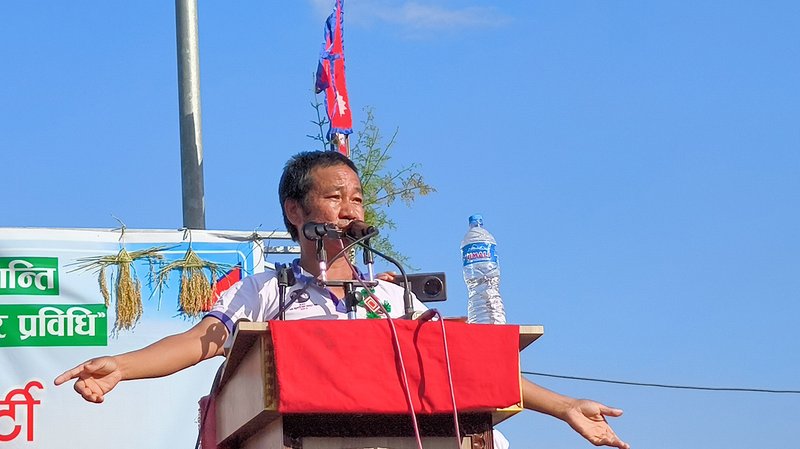 देश भ्रमले होइन, श्रमले चल्छ : अध्यक्ष साम्पाङ