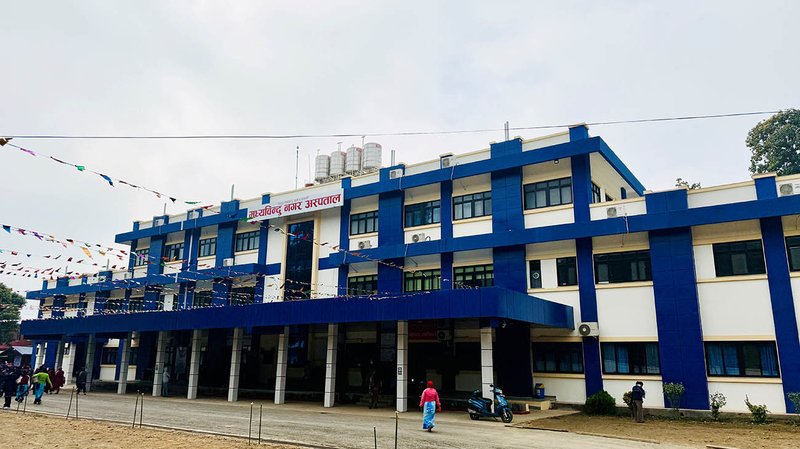 १७ करोडमा बन्यो १५ शय्याको नगर अस्पताल