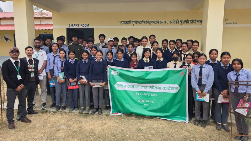 ग्लोबल मनि वीकमा नबिल बैंकद्वारा ११ हजारभन्दा बढी विद्यार्थीलाई वित्तीय साक्षरता प्रदान