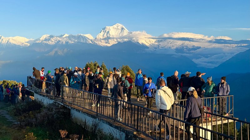 एक महिनामा ९२ हजारभन्दा बढी पर्यटक नेपाल भित्रिए