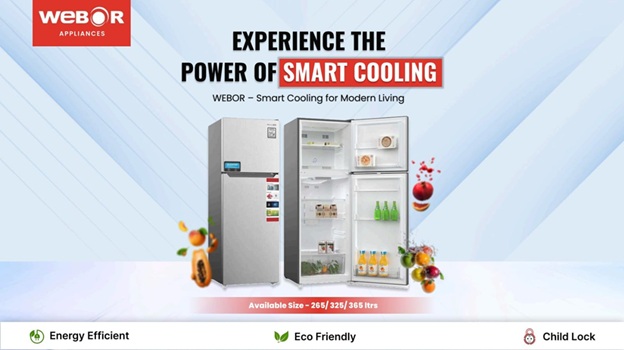वेबोरका अत्याधुनिक 'डबल डोर' रेफ्रिजेरेटर नेपाली बजारमा