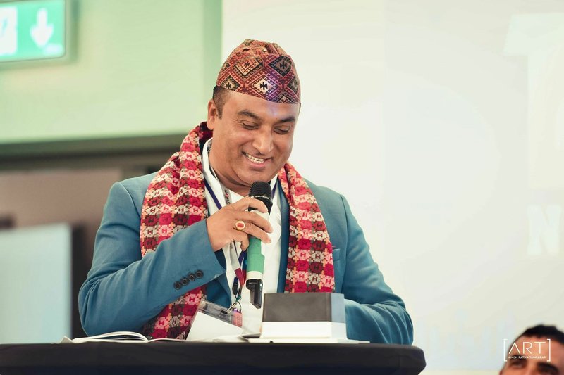 एनआरएनएको महासचिव पदका लागि सिम्खडाको उम्मेदवारी घोषणा