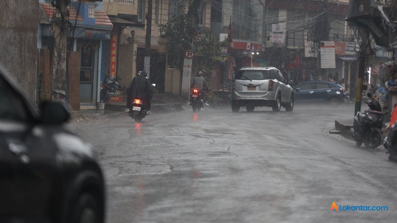 मेघगर्जनसहित मध्यम वर्षा र हिमपातको सम्भावना